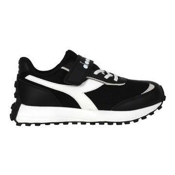 DIADORA 男女大童生活時尚運動鞋-超寬楦-避震 休閒 慢跑 DA13079 黑白