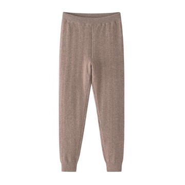 雙層加厚兒童裝100純山羊絨褲保暖針織小孩中大男女童毛線褲秋冬