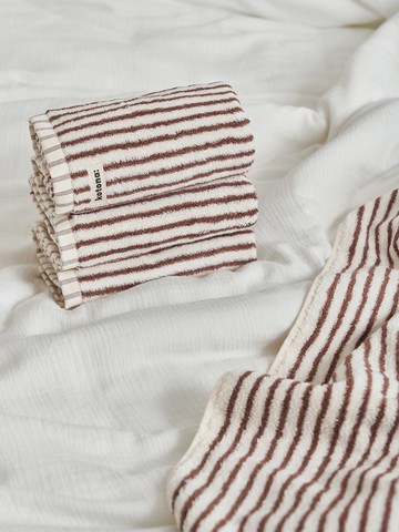 Kotona Homebody Towel Brown Stripe 5P Pack