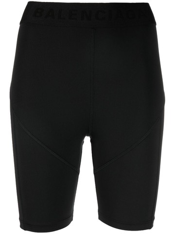 Balenciaga - 3B Sports Icon cycling shorts - women - Polyester/Spandex/Elastane - S - Black
