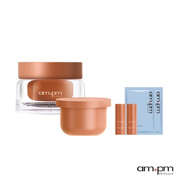 【ampm牛爾】喚新肌泌EGF修復乳霜50g+補充瓶50g+贈EGF修復乳霜12gx2+保濕面膜x2(馬齒莧/抗老)