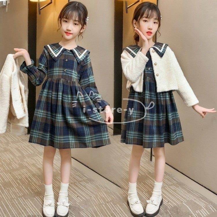 子供服 セットアップ 女の子 長袖 春秋 秋着 上下セット 韓国子供服 キッズ ジュニア トップス 丸首 スカート 膝上丈 可愛い おしゃれ 通学着  新品 通販 LINEポイント最大0.5%GET | LINEショッピング