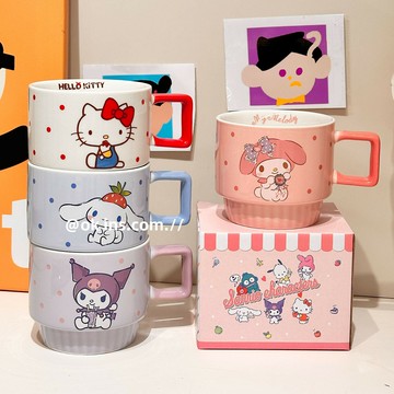 三麗鷗HelloKitty馬克杯2025新款女生陶瓷水杯可愛杯子生日禮物女