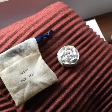 隨身擴香組合/客製姓名/有機棉布/薔薇/畢業禮物/不包括精油