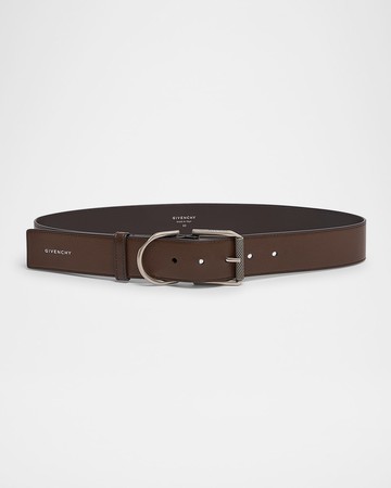 Voyou Logo Leather Belt