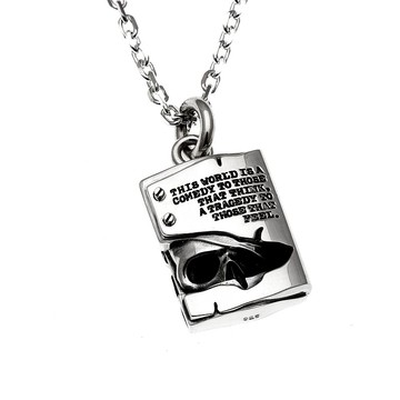 925銀項鍊男款/骷髏頭/男士配飾/銀配飾/包郵/男友禮物/日本製造/fc252