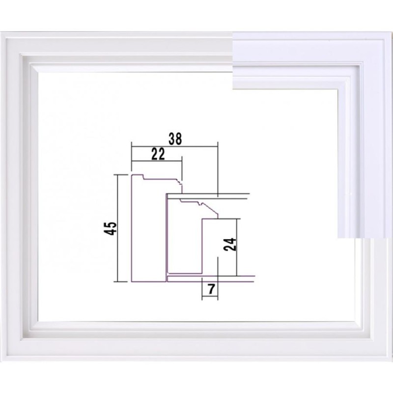 ホワイト　Ｆ４キャンパス（３３３ｍｍＸ２４２ｍｍ）　油額７７５３　LINEショッピング　全サイズＵＶカットアクリル仕様　キャンパス２３ｍｍ対応