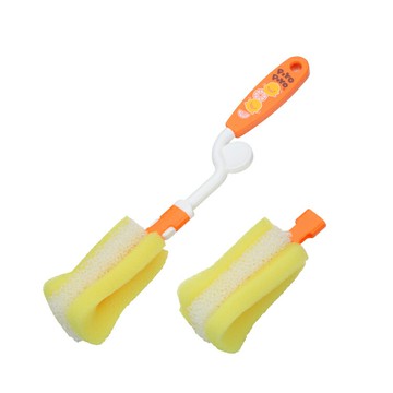 黃色小鴨 360度組合式旋轉泡棉奶瓶刷【德芳保健藥妝】