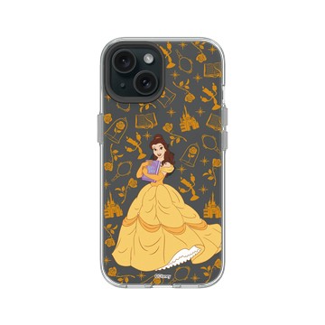 iPhone 15 Clear 透明 - 迪士尼-公主系列 Disney Princess - 迪士尼公主 - 貝兒