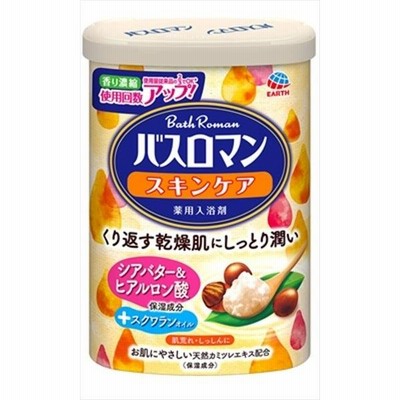 バスロマン　スキンケア　シアバター＆ヒアルロン酸 【 アース製薬 】 【 入浴剤 】
