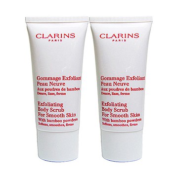 (即期品)CLARINS 克蘭詩 竹子精華身體去角質霜 30ml x 2(效期至2026年11月)