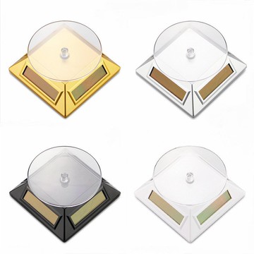 🔥桃園有貨🔥廠家直供太陽能展示架飾品架首飾展示架首飾盤珠寶展示道具旋轉臺 9EUS