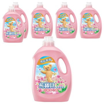 Snuggle 熊寶貝 衣物柔軟精 玫瑰甜心香  3.2L  6桶