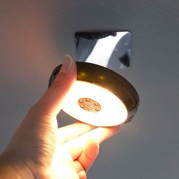 新款【upton】汽車閱讀燈led車頂燈車內燈usb充電強磁後備箱燈車載照明改裝通用