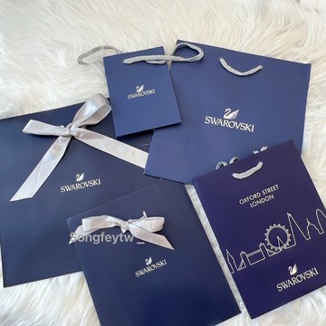 美國代購 台灣現貨 施華洛世奇 紙袋 紙盒【送禮精選★APP下單點數4倍送】