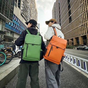 雙肩包男女同款大容量電腦包書包初中生2025新款時尚簡約背包