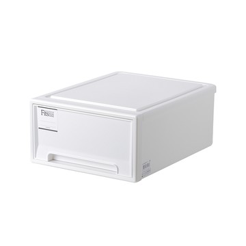 【日本天馬】Fits MONO純白系隨選31.6寬單層抽屜收納箱-3入單一規格