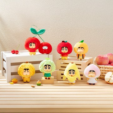 【蠟筆小新】水果小屋毛絨吊飾 [單盒]