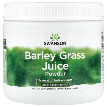 Swanson Vitamins, 大麥草汁粉，5.3 盎司（150 克）