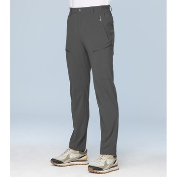 【WILDLAND荒野】男N66四彈UV50貼袋長褲209慕尼灰