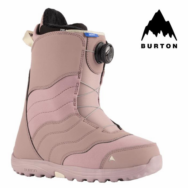 付与 スノーボードブーツ ダイヤル式 レディースボア MINT BOA WIDE