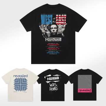 hardwell哈德威爾純棉短袖t恤男百大dj周邊衣服電音revealed廠牌