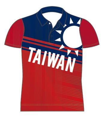 【逐光】BeLight 專屬設計_POLO 衫_女_B013國旗款POLO衫  短袖 戶外 休閒運動 排汗_T恤 背心 挖背背心 斜肩運動衣 三鐵衣