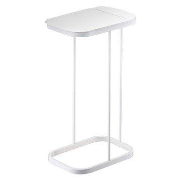 Yamazaki 山崎 LUCE側開式垃圾袋架  白色  適用30-45L垃圾袋  34 x 22 x 56cm