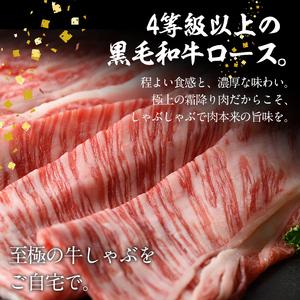 ふるさと納税 鹿児島県産 黒毛和牛 肩ロース しゃぶしゃぶ肉(計400g) a0-290 鹿児島県志布志市