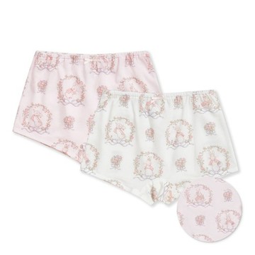 花漾兔女平口褲-2入 (天絲棉)