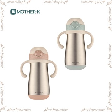 【LMW親子選品】現貨🌿韓國 MOTHER-K Hug 防逆流不鏽鋼保溫杯 不鏽鋼保溫保冷學習杯 專用吸管2入組🌿