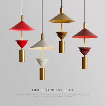 免運 開立發票 檯燈 壁燈 落地燈 吸頂燈 床頭燈 新款簡約設計師創意餐廳小吊燈吧臺店鋪商用燈具餐飲火鍋店專用燈