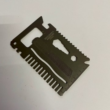[沐沐屋]Gentlemen's Hardware 卡片式多用途工具組-鈦金屬