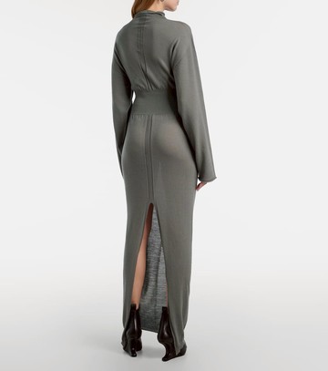 Rick Owens Con virgin wool maxi dress
