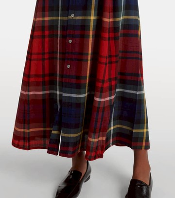 Polo Ralph Lauren Checked cotton-blend shirt dress