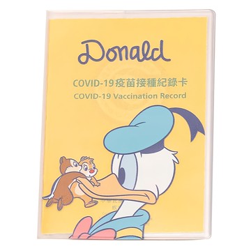 Disney 迪士尼 兩用護照疫苗卡套 BF695B-11  唐老鴨奇蒂  18.5 x 13cm