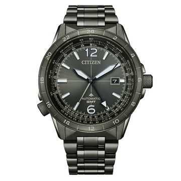 CITIZEN 星辰 PROMASTER NB6045-51H 限量款 GMT兩地時間抗磁機械男錶 44.5mm｜樂天全館特惠中★指定刷卡回饋10%