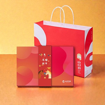 金鶴禮A 原味蛋捲、檸日金酥、茶韻蔓越莓米牛軋/附提袋/新年禮盒