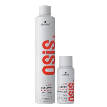 Schwarzkopf OSIS+施華蔻黑旋風特強定型霧500ml+100ml