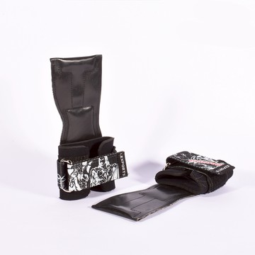 LEXPORTS Power Gripps PRO/FIT 皮革專業拉力帶(雷電銀)/助力帶