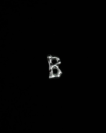 Initial Series | 字母B。925純銀項鍊
