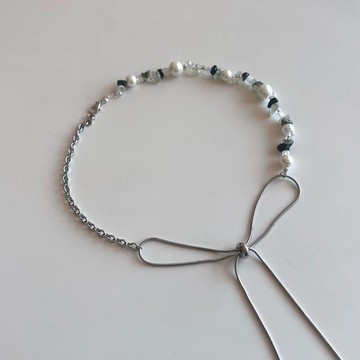 春梅 蝴蝶結項鍊