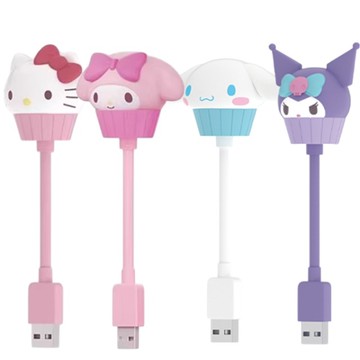 小禮堂 Sanrio 三麗鷗 USB聲控小夜燈 (大頭款) Kitty 酷洛米 美樂蒂