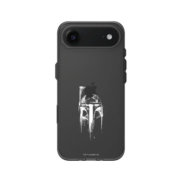 iPhone Air Clear (相機按鈕) 酷墨灰 - 迪士尼-星際大戰 Star Wars - 波巴費特-噴漆白