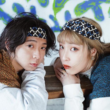 手工髮帶 / 情侶 / 葵扇花圖 / 隨性紋理 / 玩味百變