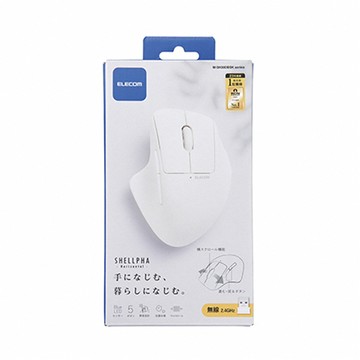ELECOM Shellpha 無線人體工學5鍵滑鼠 ELMSH30DBSK