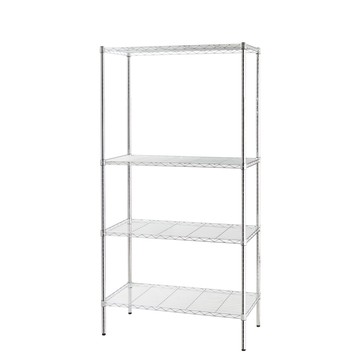 【Amos】四層波浪架電鍍銀