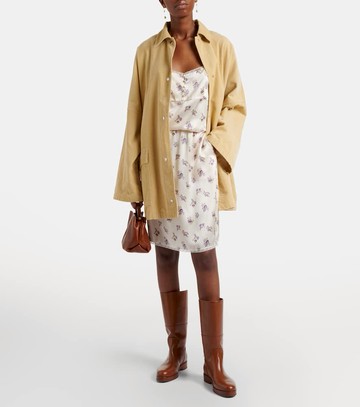 Dorothee Schumacher Shiny Daydream silk satin midi skirt