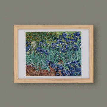 【 世界名作小框畫 】梵谷・鳶尾花