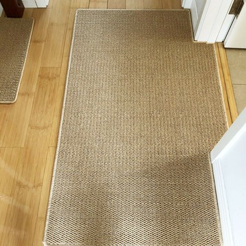 華德玄關門口異形吸油吸水防滑地毯駝色耐磨防滑地墊可定尺寸[][DD190109]